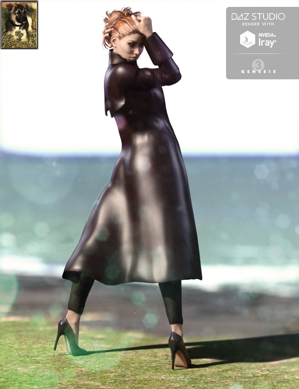 Long Leather Coat and Hat for Genesis 3 Female(s) Long Leather Coat and Hat for Genesis 3 Female(s) by: ZKuro, 3D Models by Daz 3D