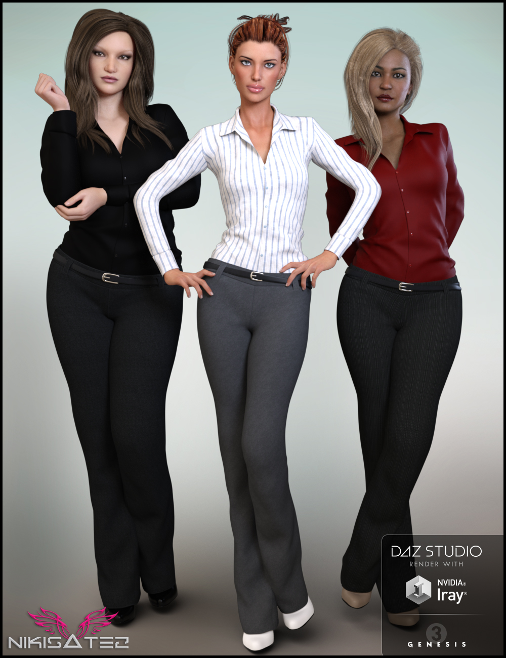 9 To 5 Outfit for Genesis 3 Female(s) 9 To 5 Outfit for Genesis 3 Female(s) by: Nikisatez, 3D Models by Daz 3D