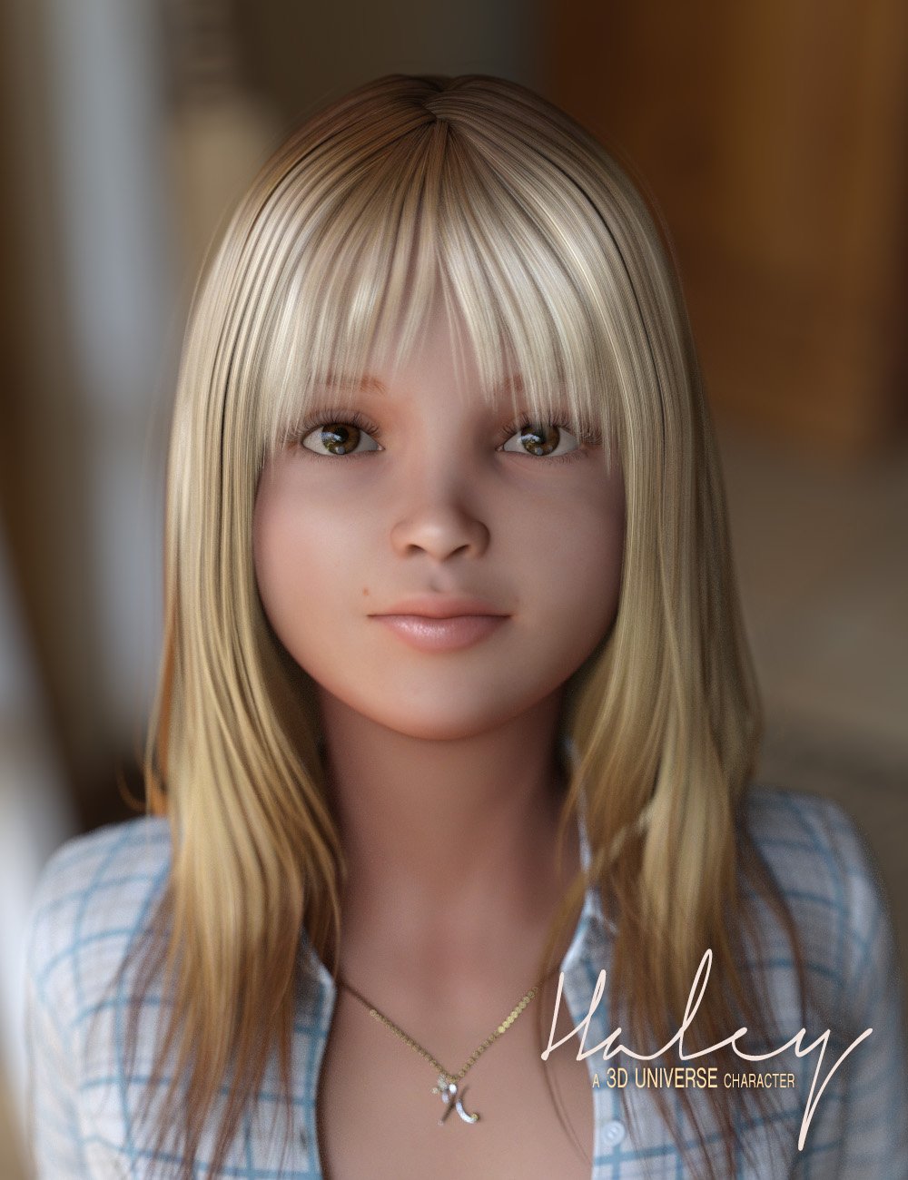 Haley for Genesis 3 Female(s) Character & Hair | Daz 3D