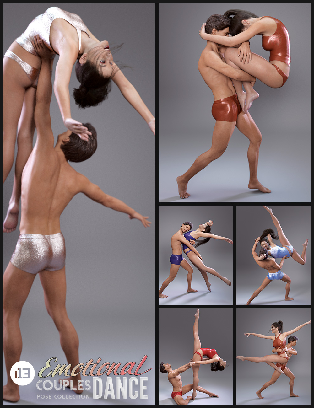 i13 Emotional Dance for the Genesis 3 Female(s) and Genesis 3 Male(s) i13 Emotional Dance for the Genesis 3 Female(s) and Genesis 3 Male(s) by: ironman13, 3D Models by Daz 3D