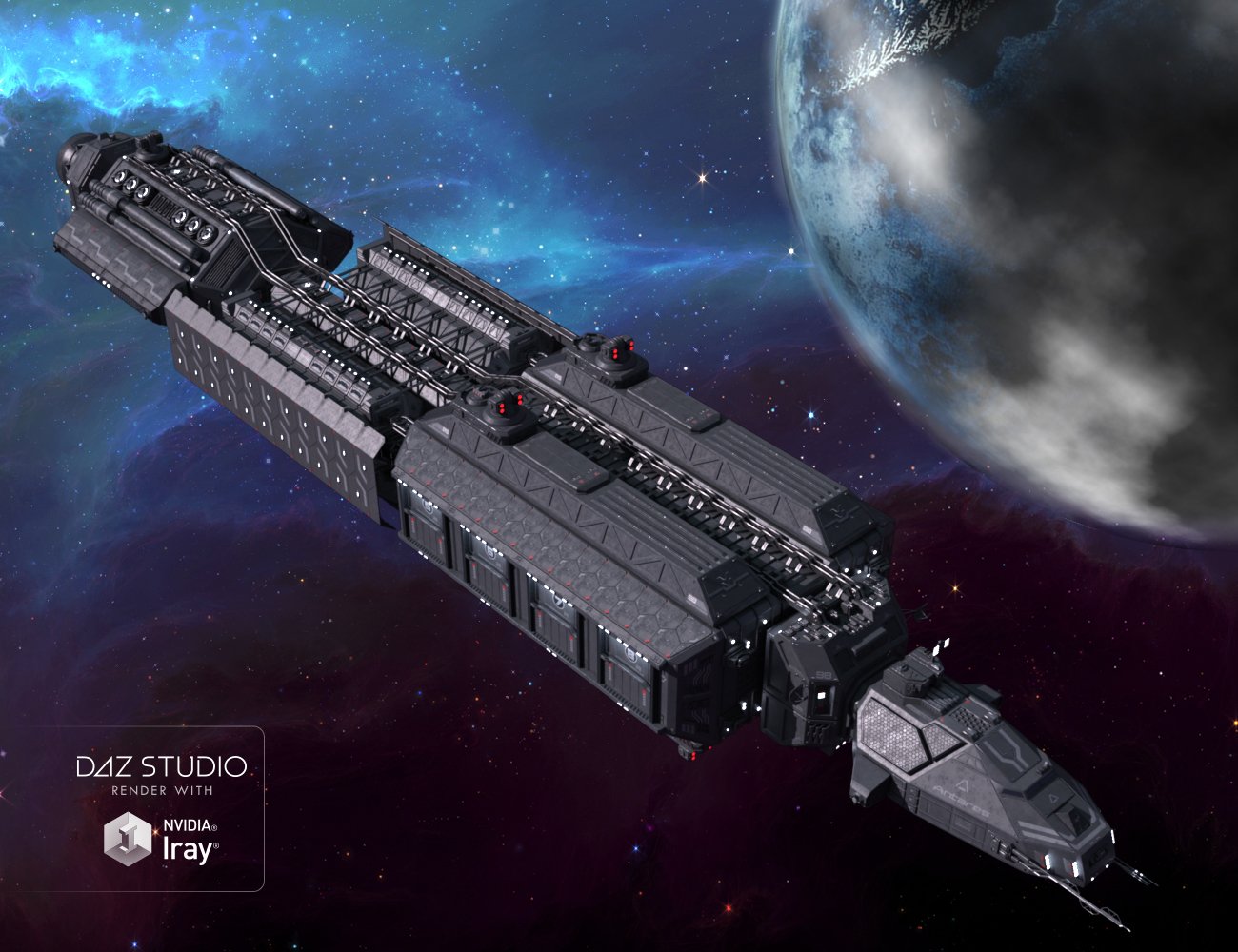 Spaceship Antares Spaceship Antares by: petipet, 3D Models by Daz 3D