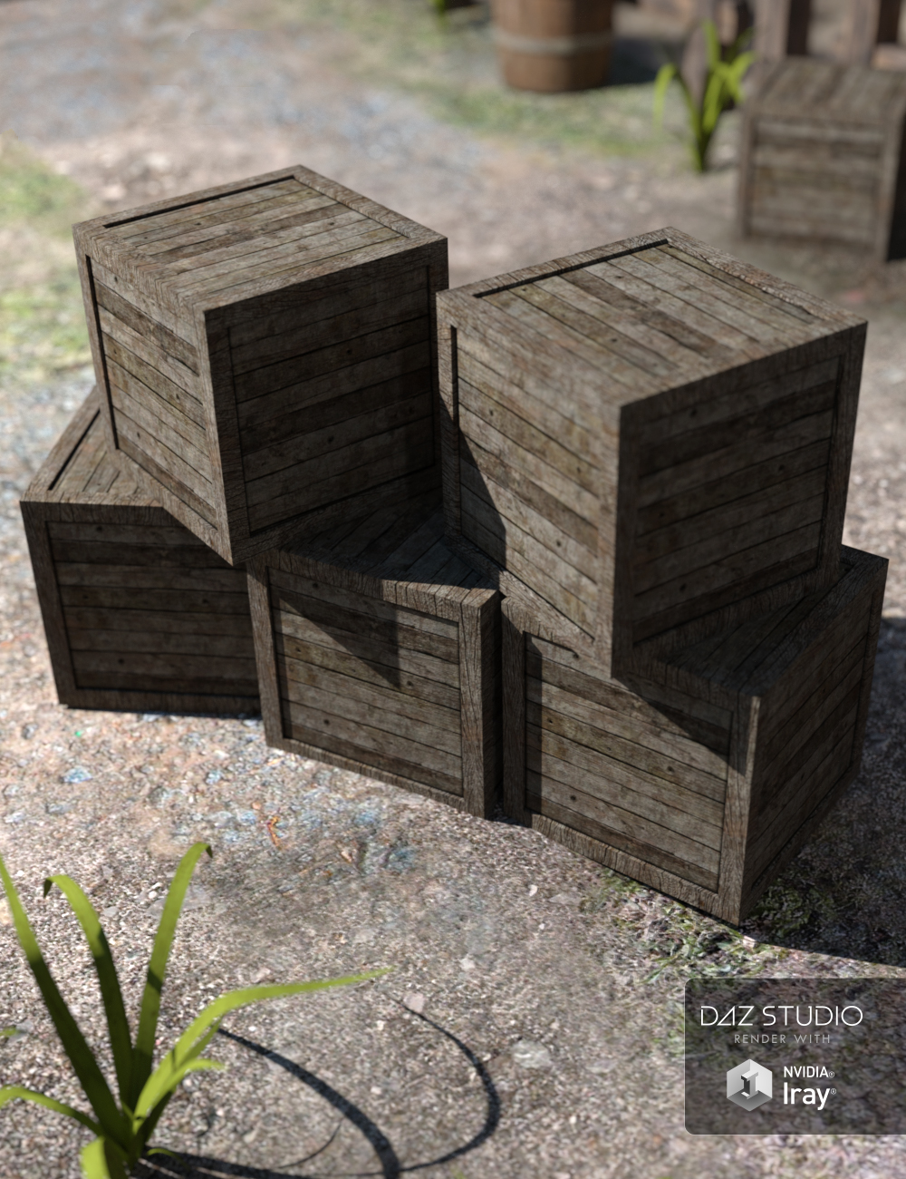 Ranch Environment Prop Set by: , 3D Models by Daz 3D