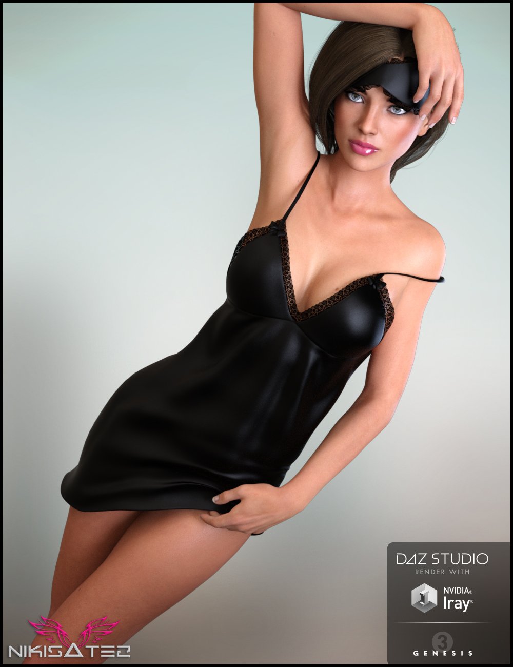 Nighty Night Outfit for Genesis 3 Female(s) Nighty Night Outfit for Genesis 3 Female(s) by: Nikisatez, 3D Models by Daz 3D