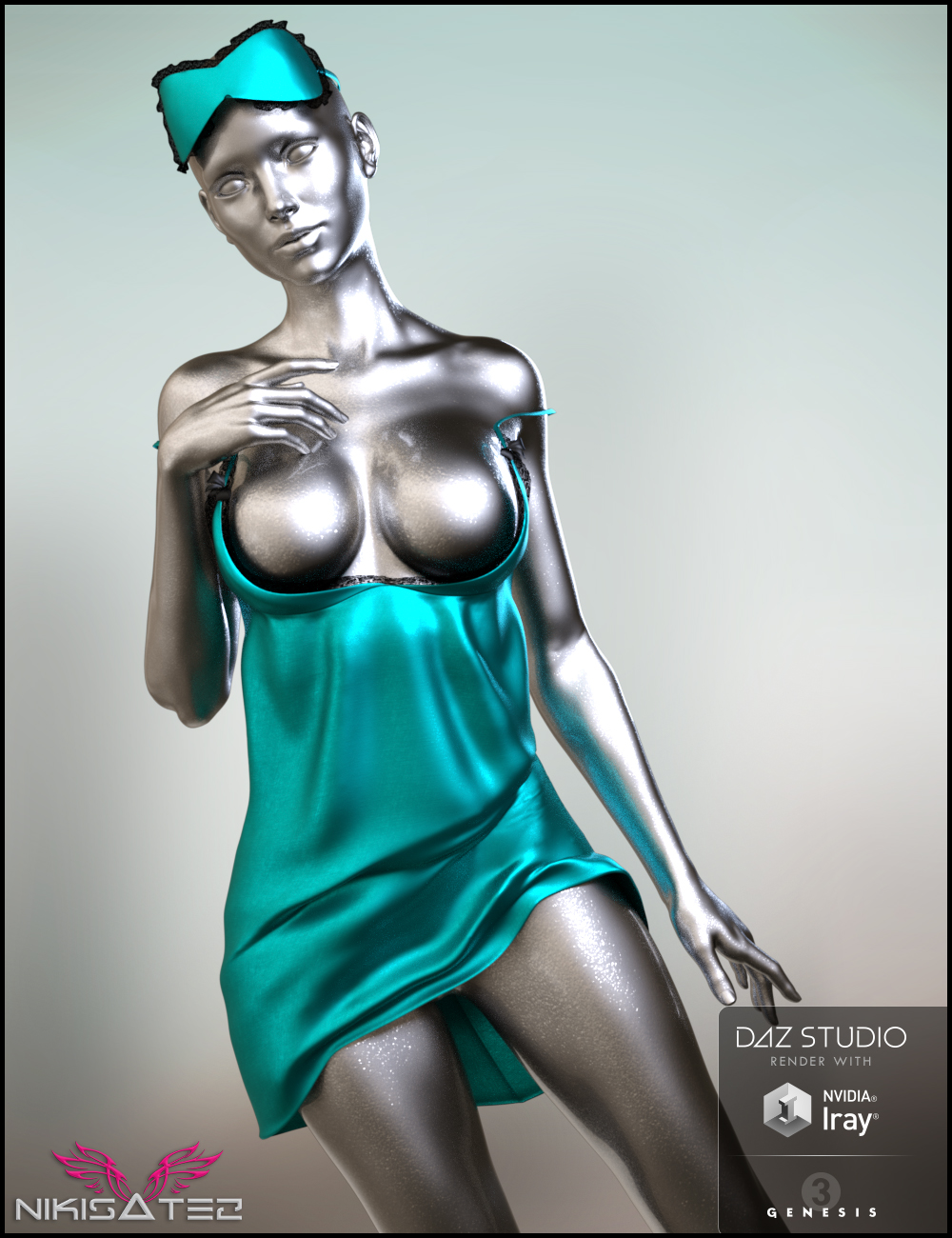 Nighty Night Outfit for Genesis 3 Female(s) Nighty Night Outfit for Genesis 3 Female(s) by: Nikisatez, 3D Models by Daz 3D