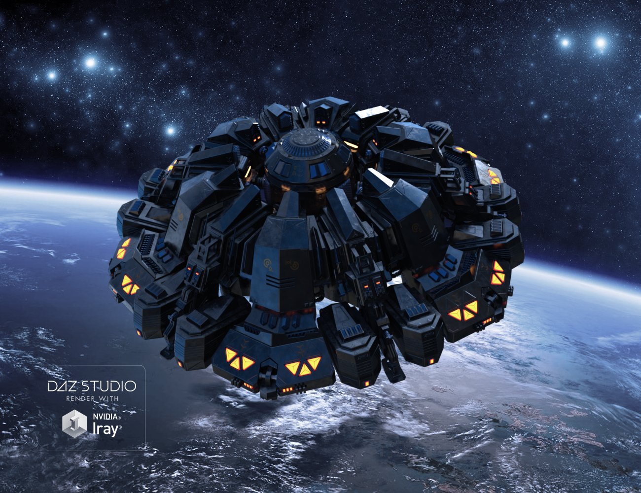 Sci-fi UFO Sci-fi UFO by: petipet, 3D Models by Daz 3D