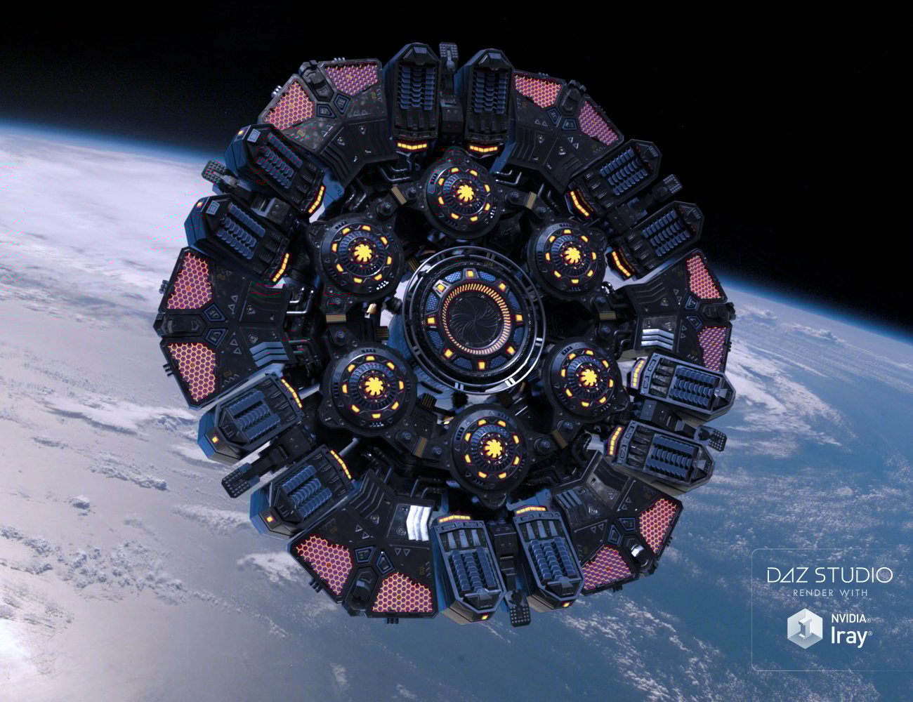 Sci-fi UFO Sci-fi UFO by: petipet, 3D Models by Daz 3D