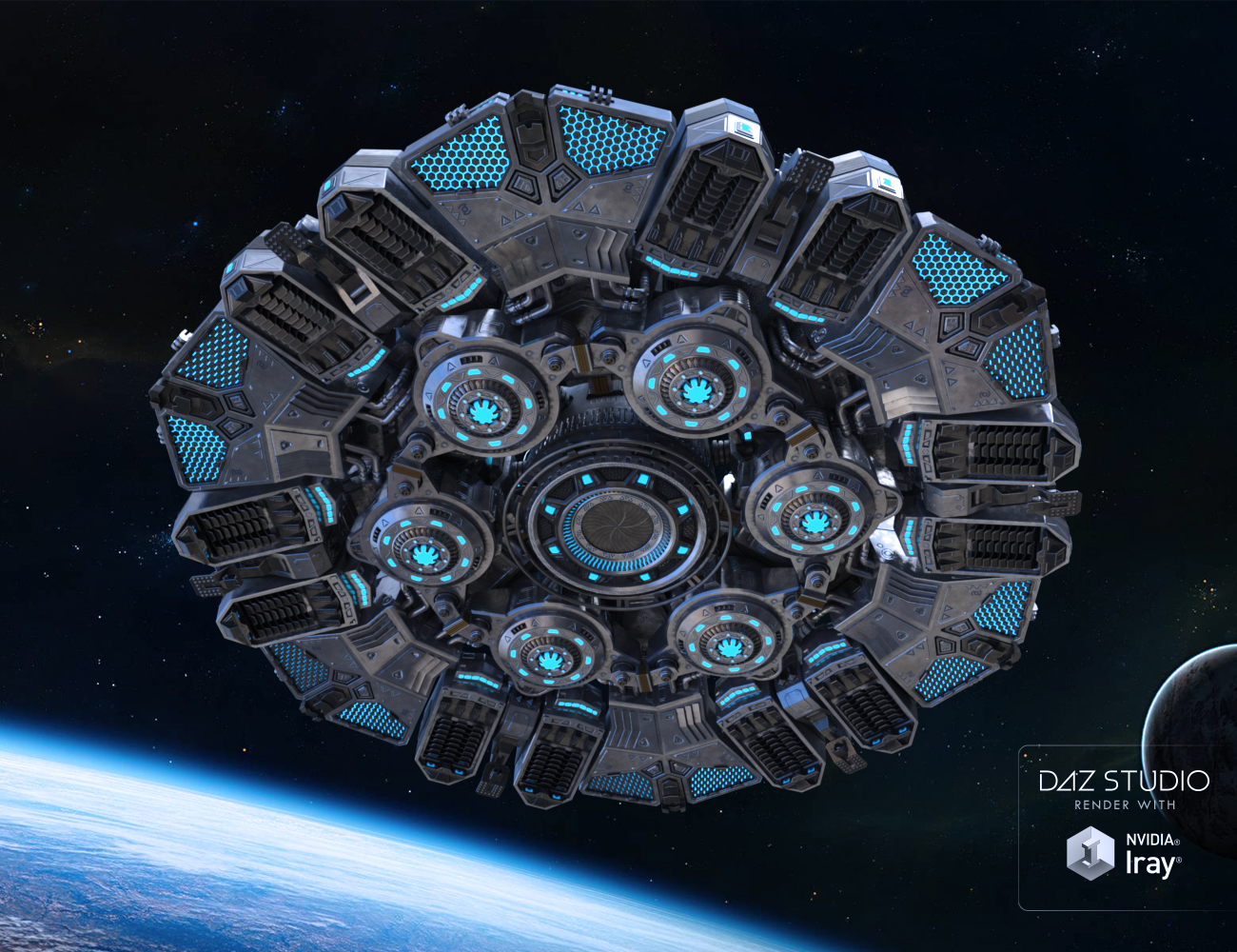 Sci-fi UFO Sci-fi UFO by: petipet, 3D Models by Daz 3D