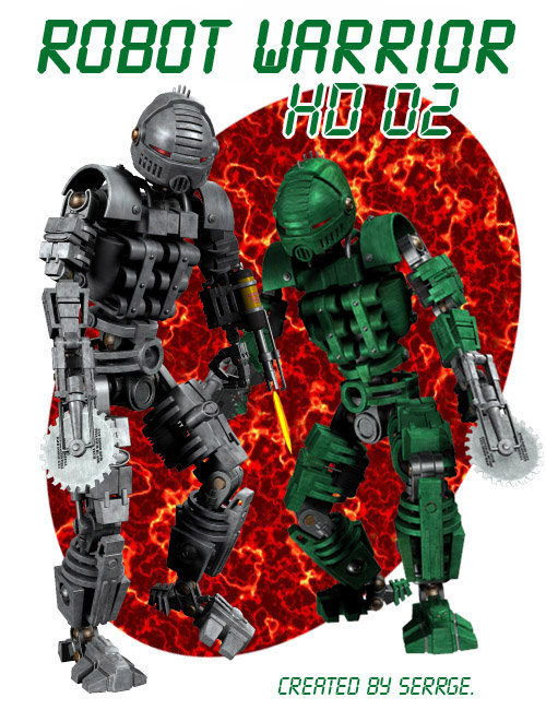 RobotWarrior HD 02 by: , 3D Models by Daz 3D