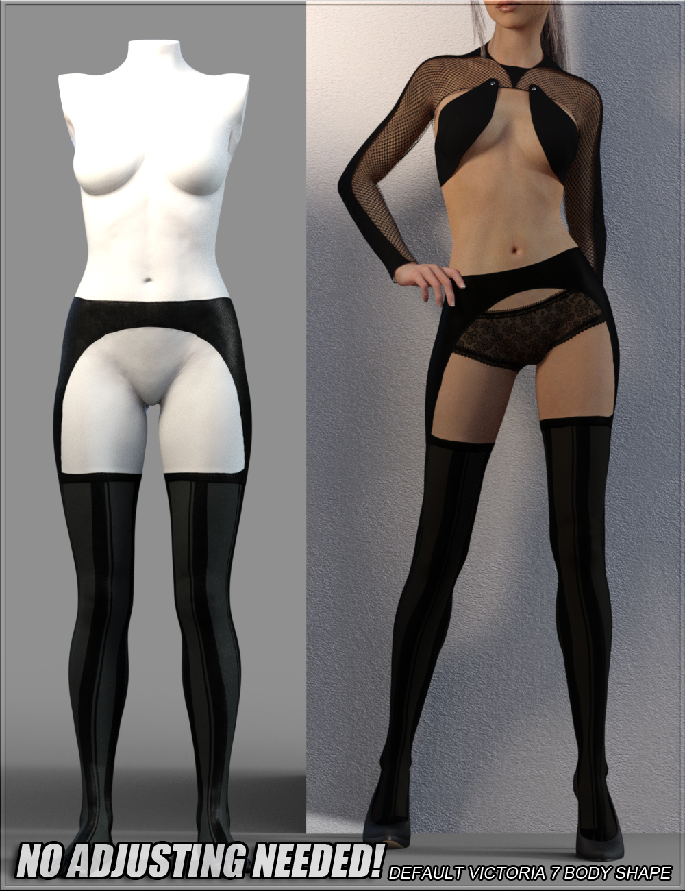 Sexy Skinz - Stockings 02 for Genesis 3 Female(s) Sexy Skinz - Stockings 02 for Genesis 3 Female(s) by: vyktohria, 3D Models by Daz 3D