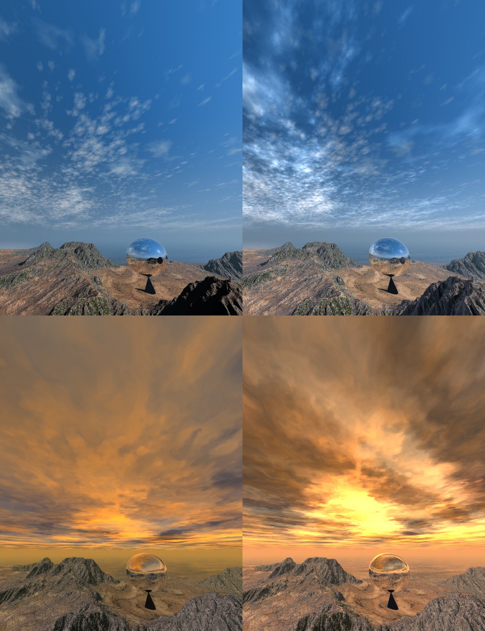 Bryce 7.1 Pro - HDRI Enhanced Skies by: Horo, 3D Models by Daz 3D