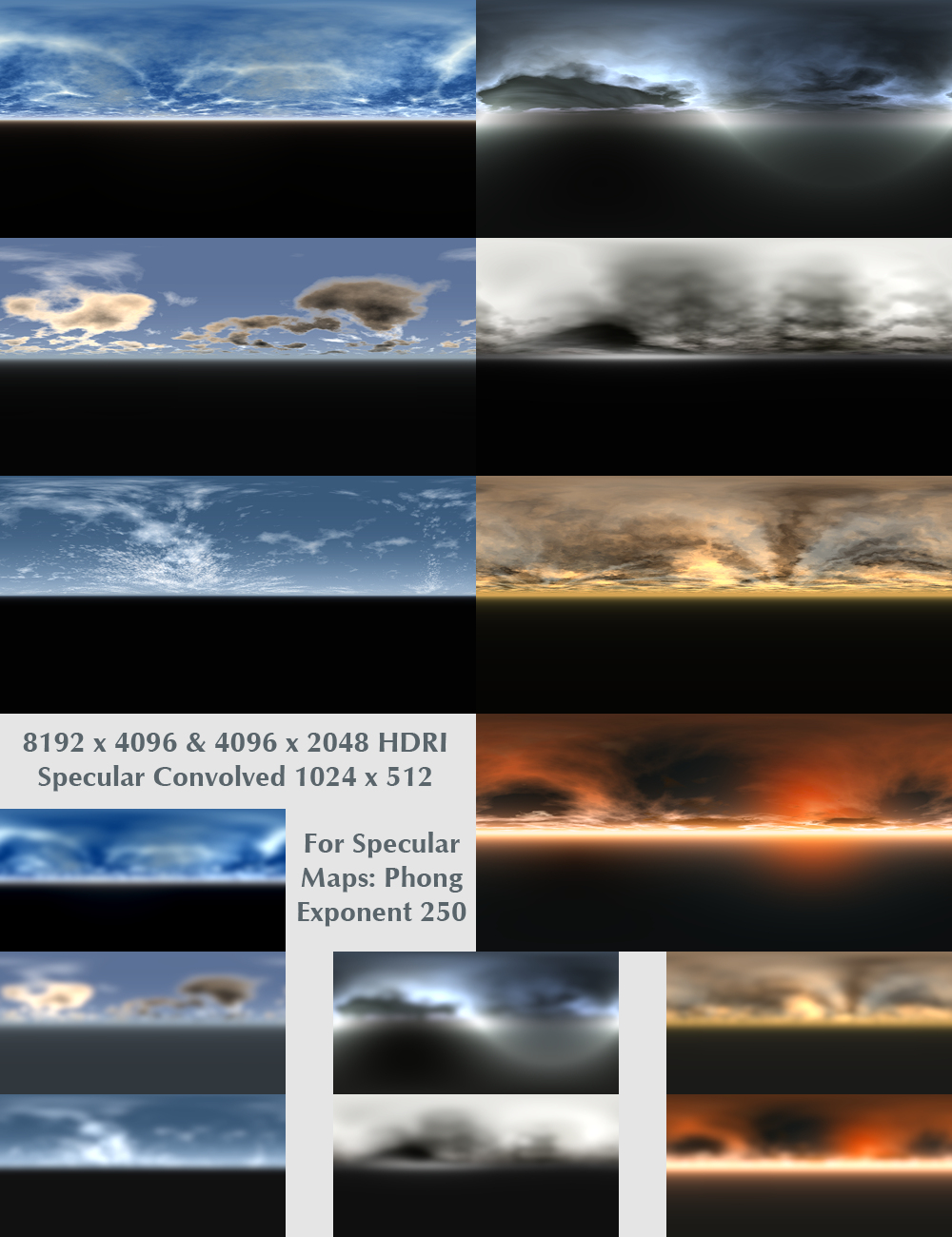 Bryce 7.1 Pro - HDRI Enhanced Skies Bryce 7.1 Pro - HDRI Enhanced Skies by: Horo, 3D Models by Daz 3D