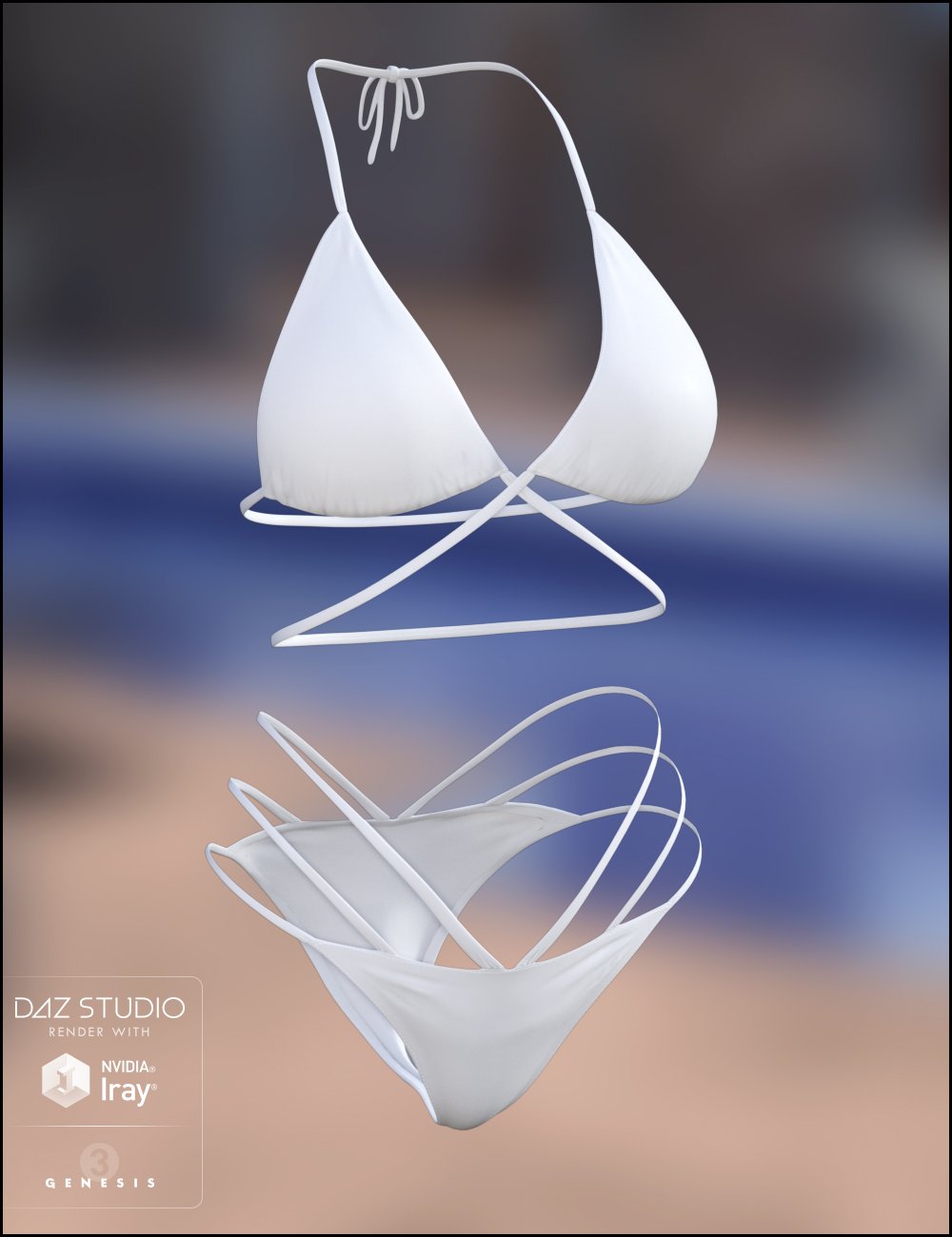 Irelia - Character and Bikini Set for Genesis 3 Female(s) by: JessaiiDemonicaEvilius, 3D Models by Daz 3D