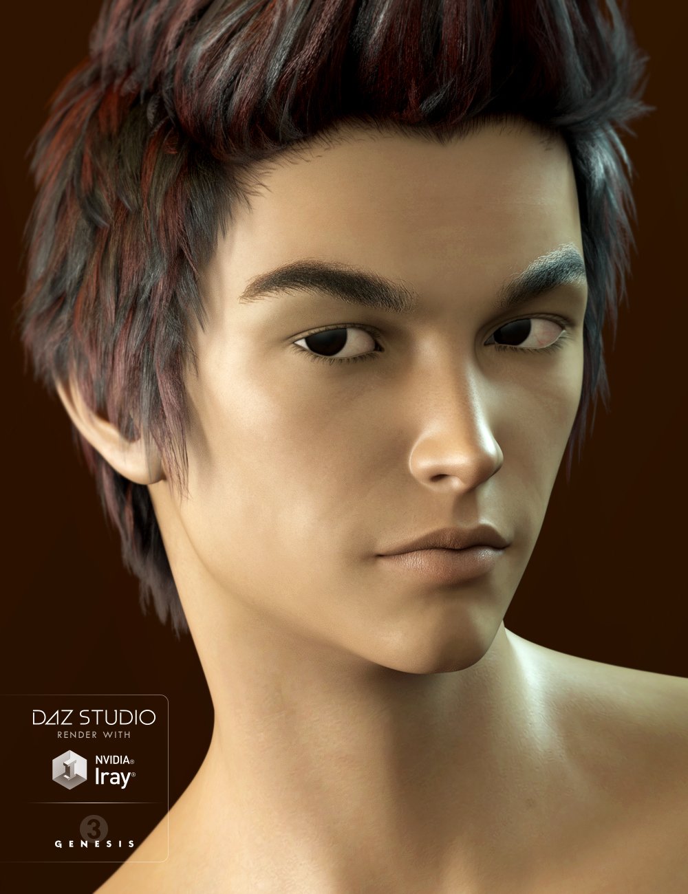 FWSA Fujio HD for Kenji 7 by: Fred Winkler ArtSabby, 3D Models by Daz 3D