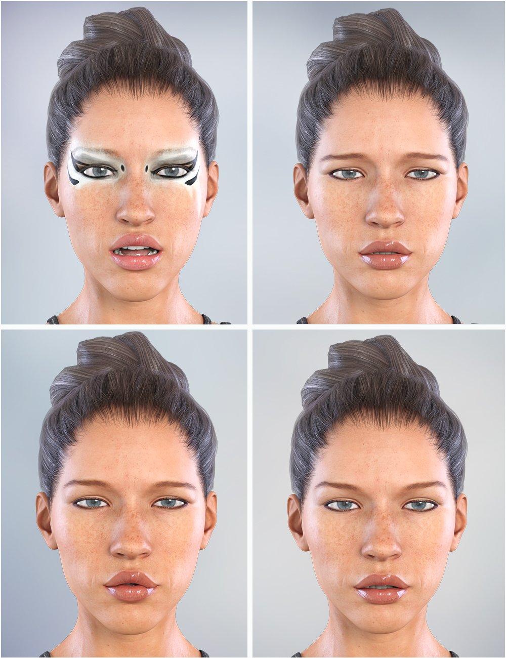 Z Warrior Expressions for Rune 7 Z Warrior Expressions for Rune 7 by: Zeddicuss, 3D Models by Daz 3D
