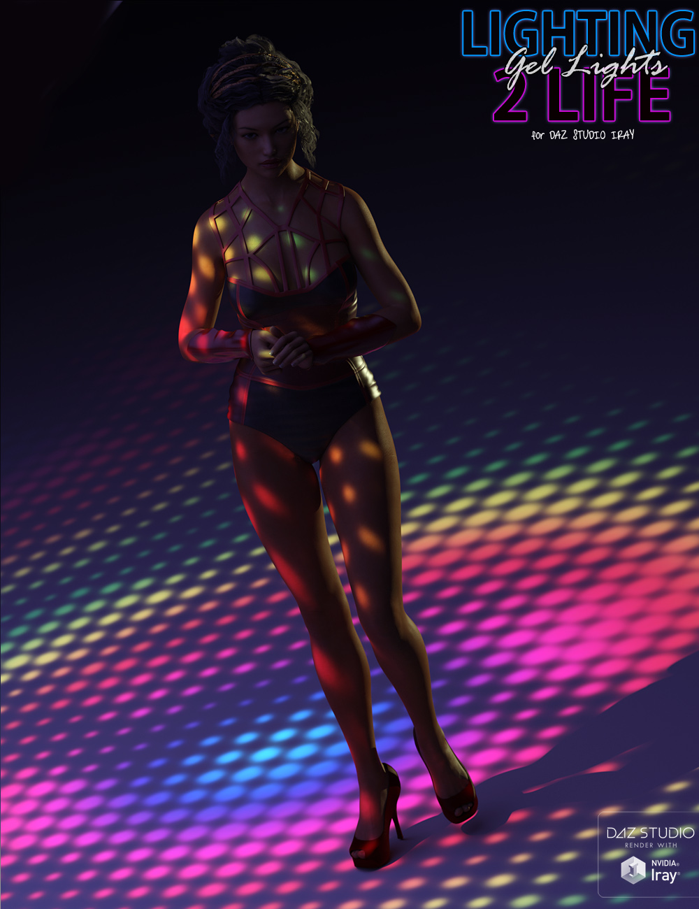 Light 2 Life Light Gels for Iray by: ForbiddenWhispers, 3D Models by Daz 3D