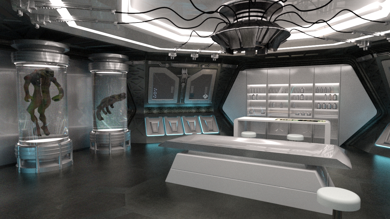 Spaceship Laboratory by: PerspectX, 3D Models by Daz 3D