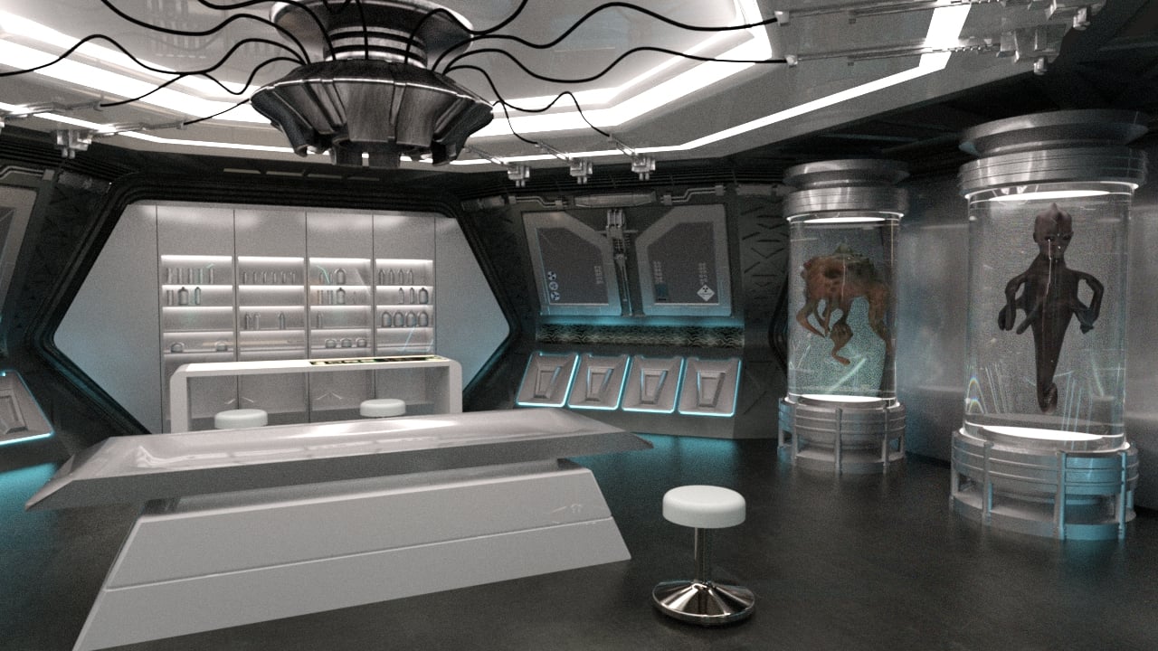 Spaceship Laboratory by: PerspectX, 3D Models by Daz 3D