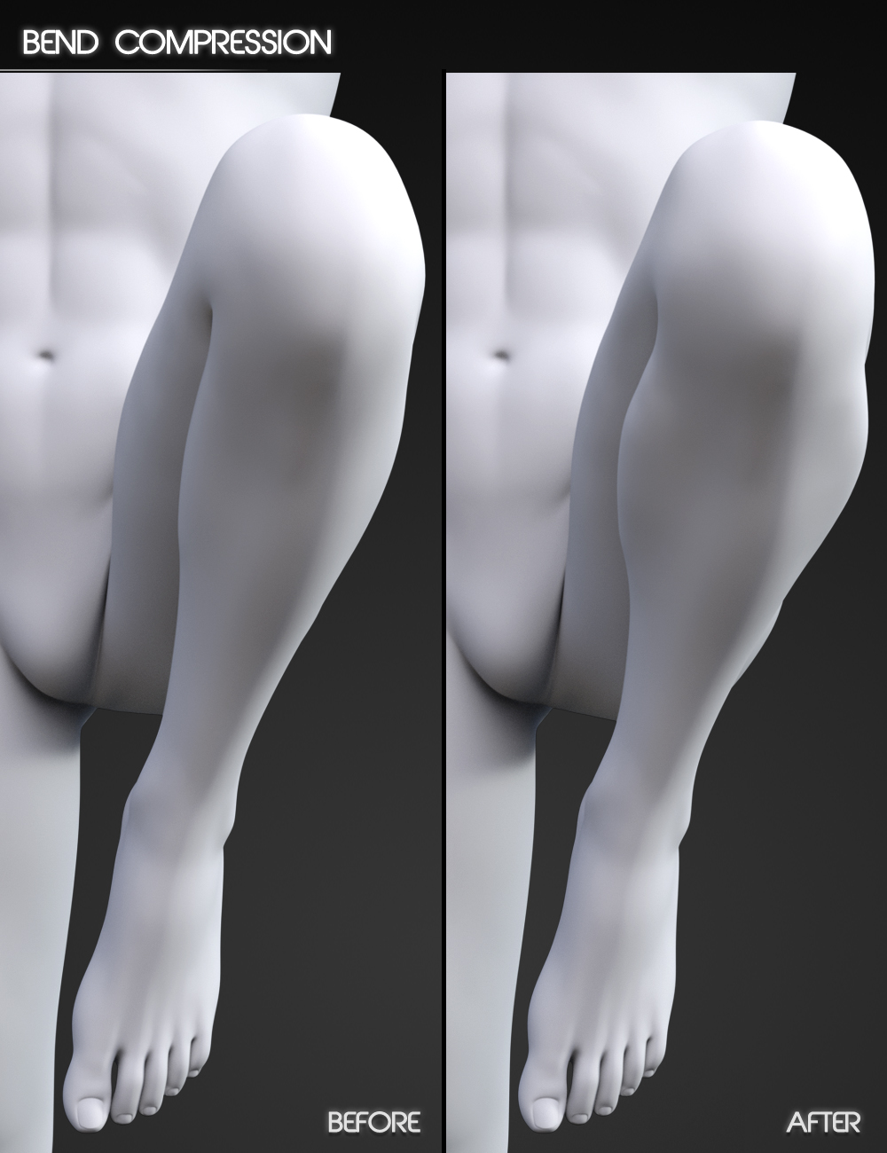 Bend Control for Genesis 3 Male(s) by: Zev0, 3D Models by Daz 3D