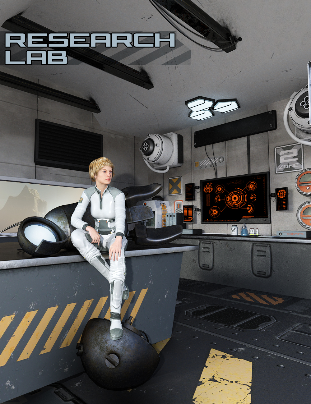 Research Lab by: The AntFarm, 3D Models by Daz 3D