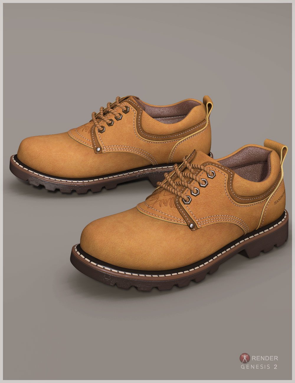 Short Boots for Genesis 2 & 3 Male(s) by: Cute3D, 3D Models by Daz 3D