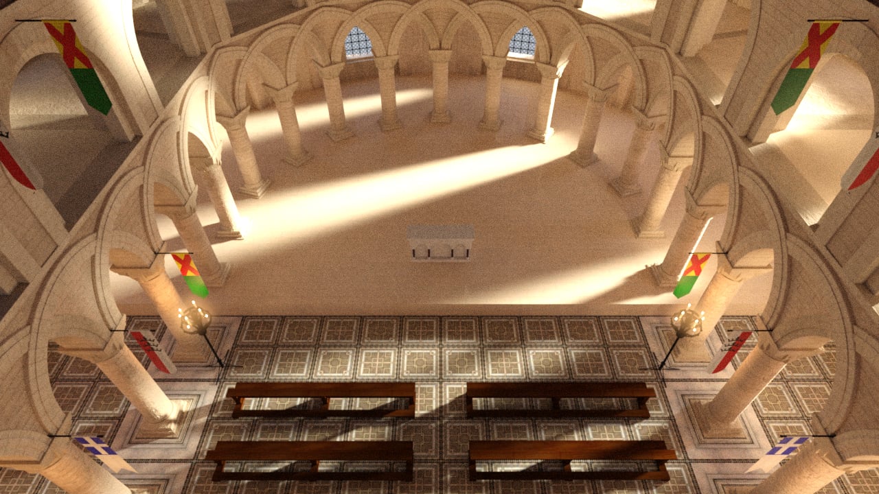 Romanesque Chapel Romanesque Chapel by: PerspectX, 3D Models by Daz 3D