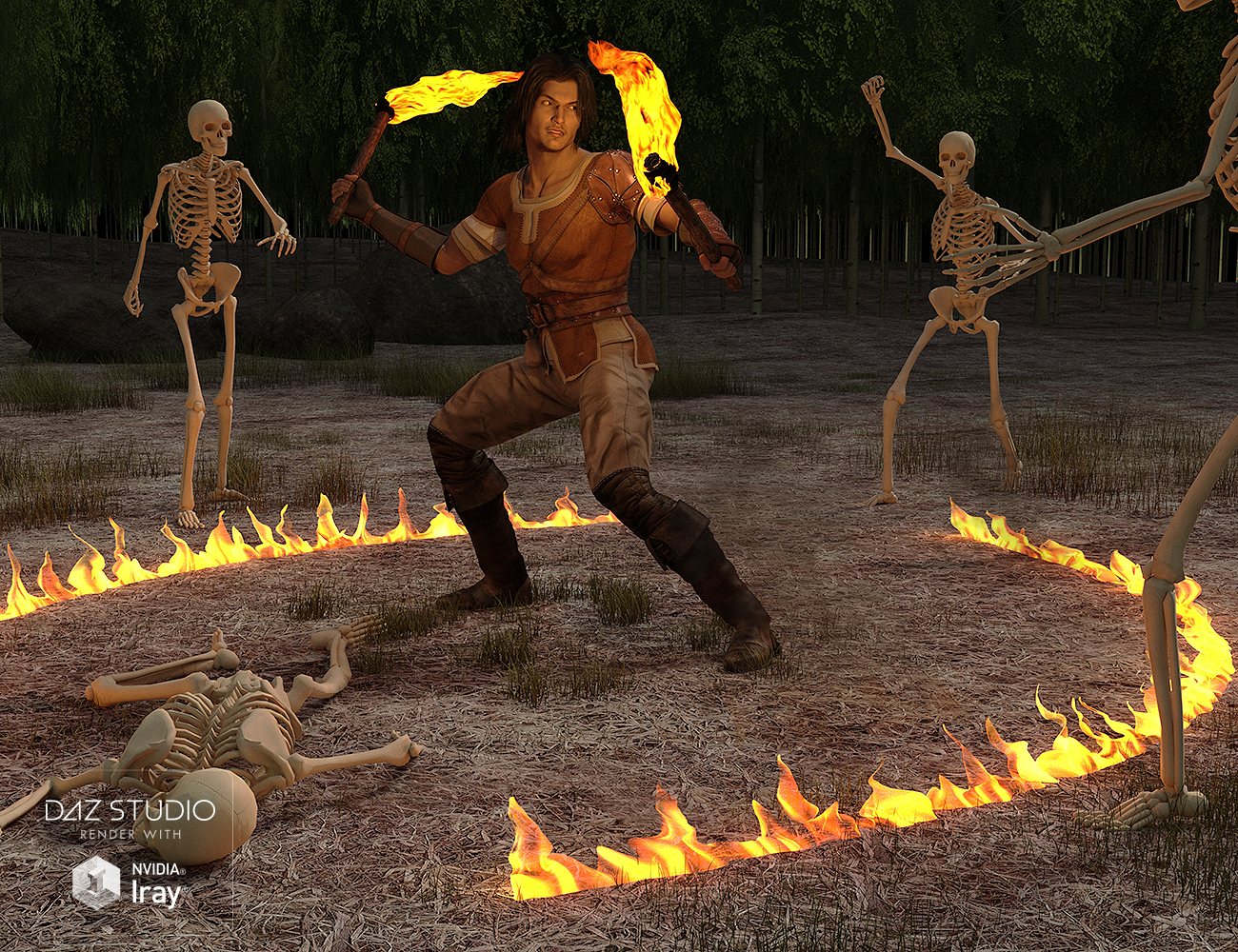 Morphing Flames by: Porsimo, 3D Models by Daz 3D