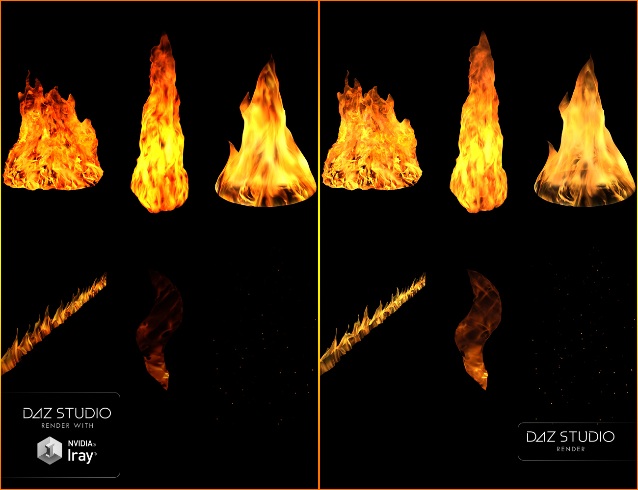 Morphing Flames by: Porsimo, 3D Models by Daz 3D