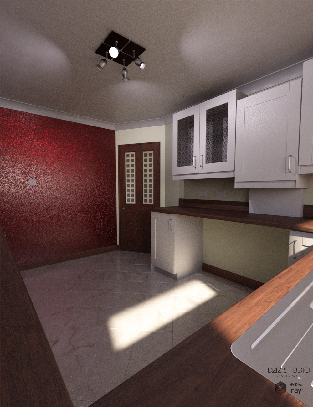 Northern Terrace Kitchen by: David BrinnenForbiddenWhispers, 3D Models by Daz 3D