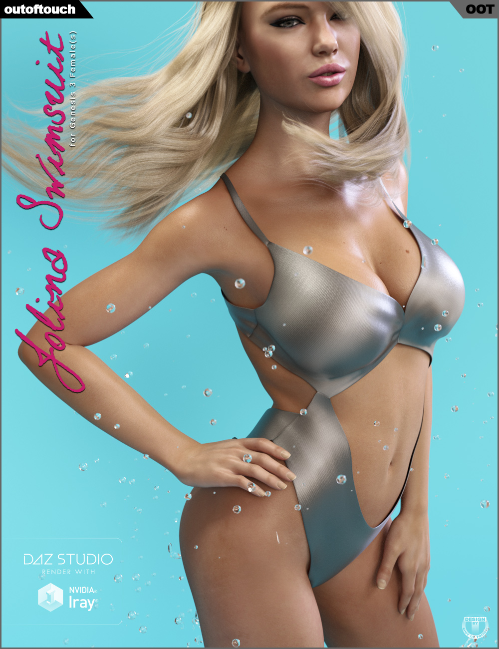 Jolina Swimsuit for Genesis 3 Female(s) by: outoftouch, 3D Models by Daz 3D