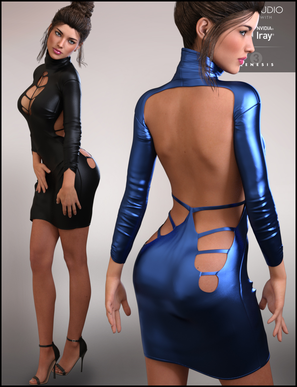 Nadia Outfit HD for Genesis 3 Female(s) by: NikisatezOziChick, 3D Models by Daz 3D