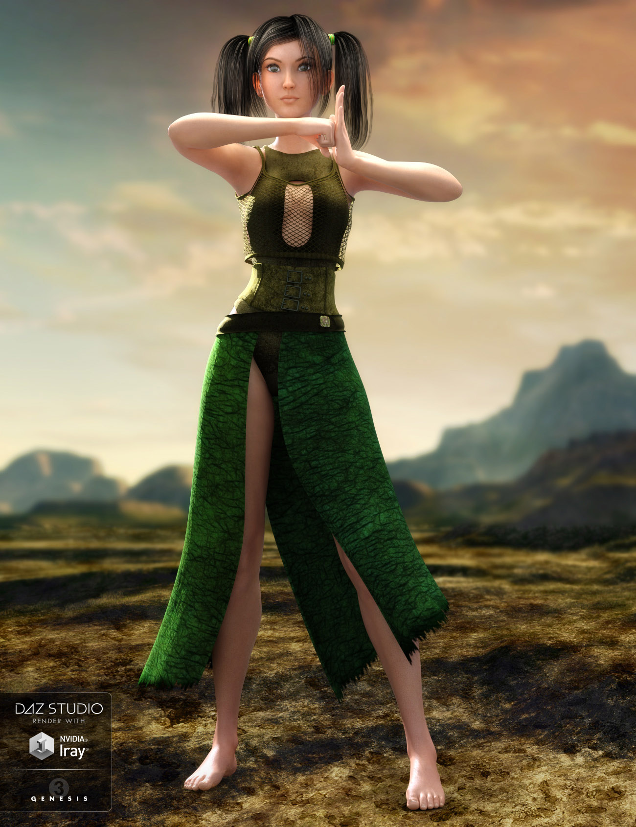 Ayala Outfit for Genesis 3 Female(s) by: Amaranth, 3D Models by Daz 3D