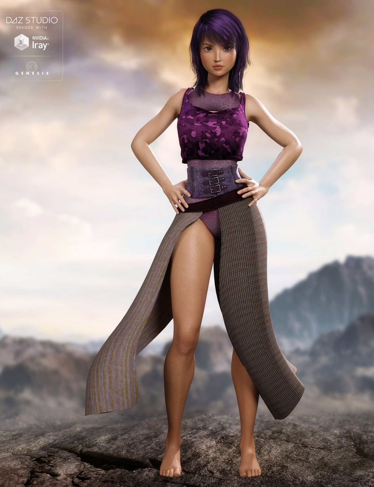 Ayala Outfit for Genesis 3 Female(s) by: Amaranth, 3D Models by Daz 3D