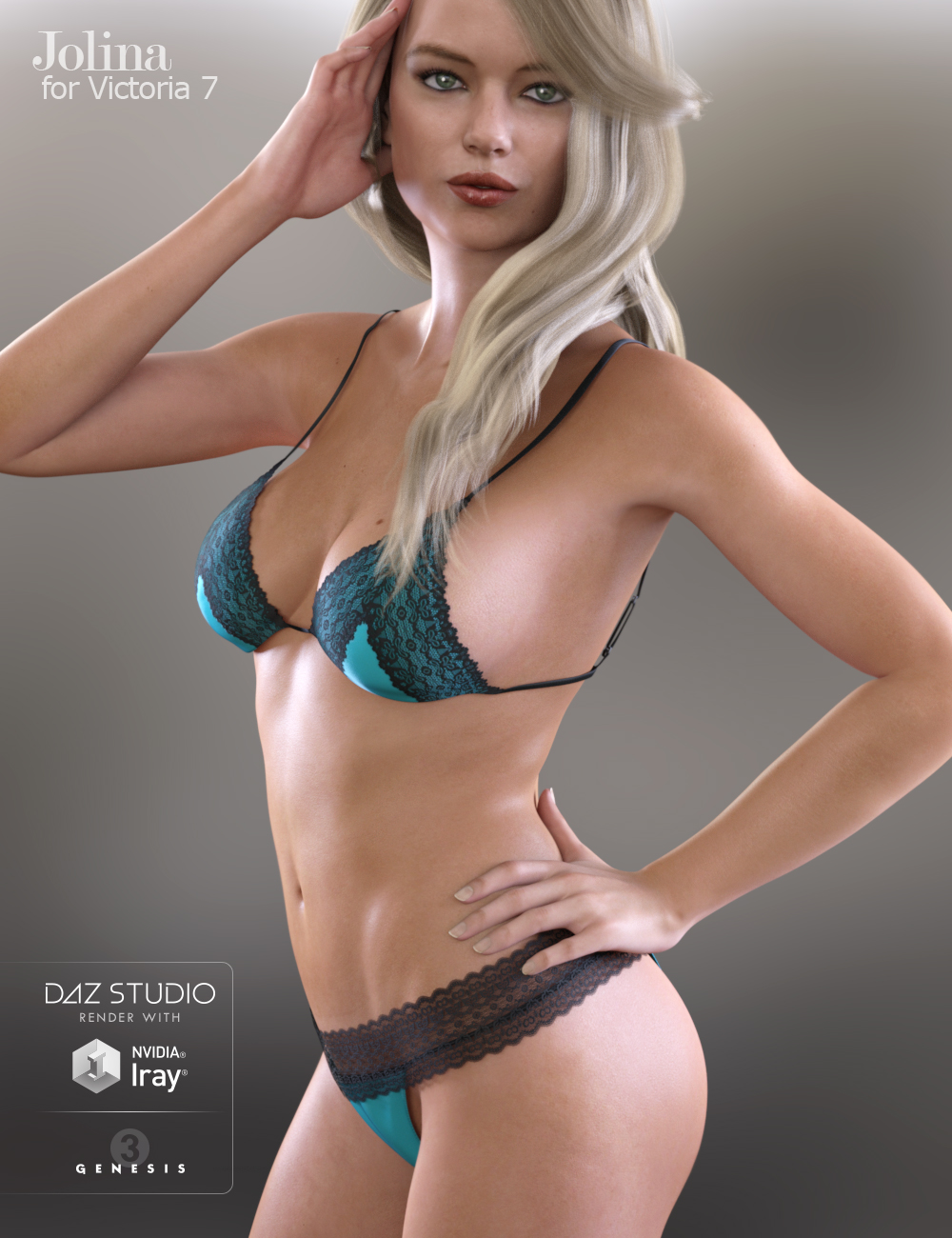 Jolina HD for Victoria 7 by: Raiya, 3D Models by Daz 3D