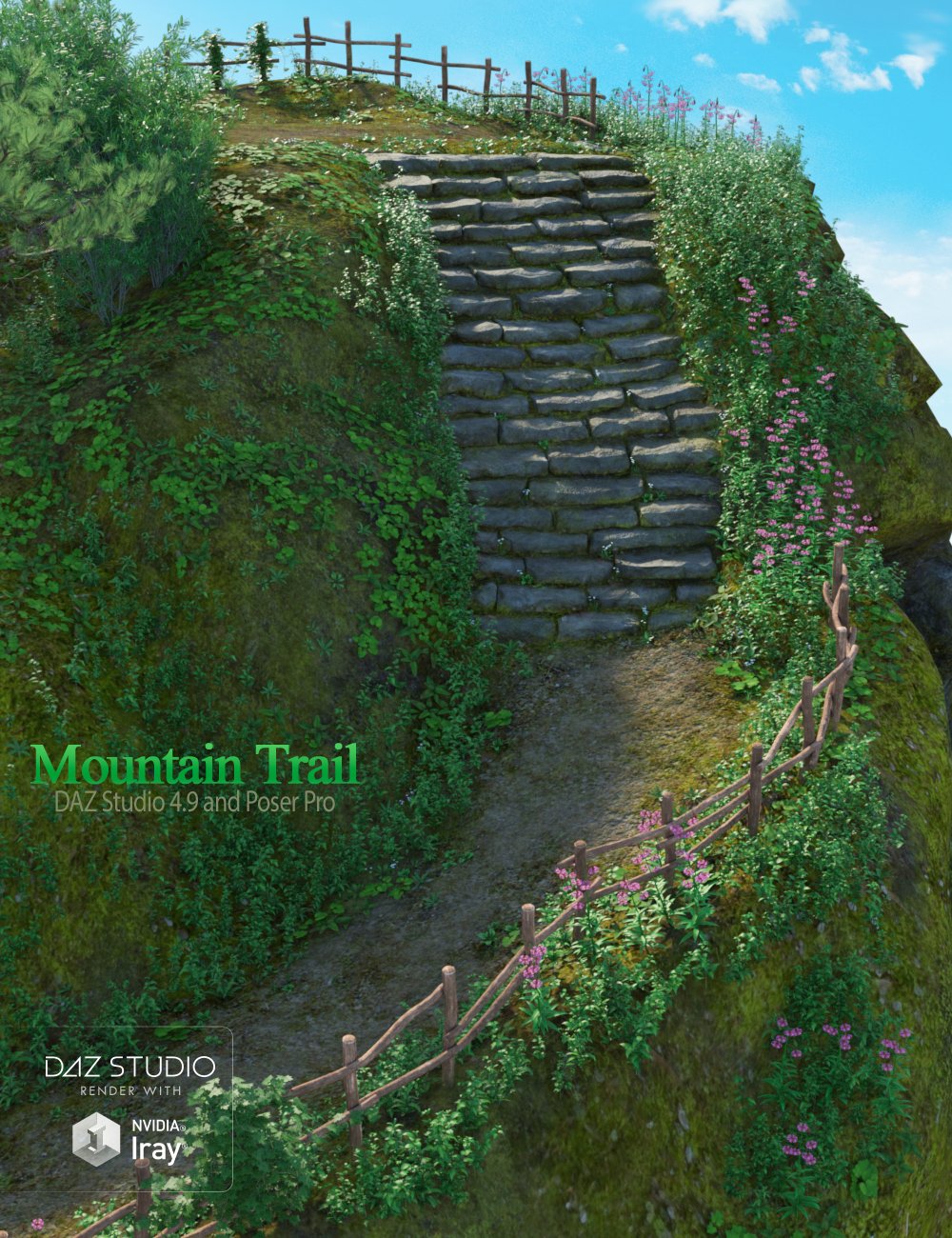 Mountain Trail by: PeanterraAndrey Pestryakov, 3D Models by Daz 3D