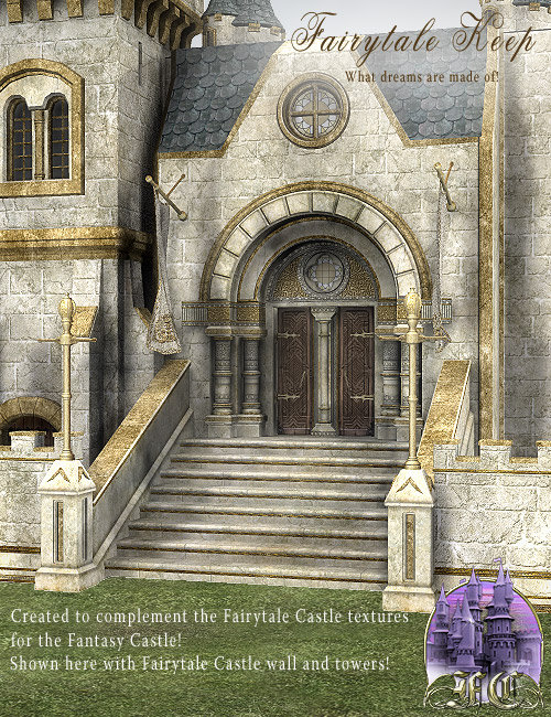 Fairytale Collection - Fairytale Keep by: LaurieS, 3D Models by Daz 3D