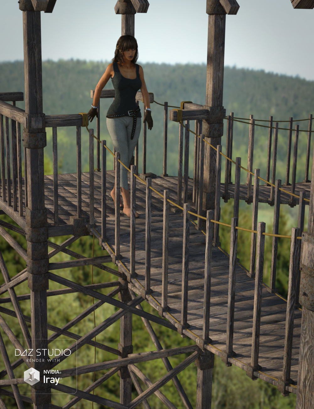 Fantasy Guard Towers by: , 3D Models by Daz 3D
