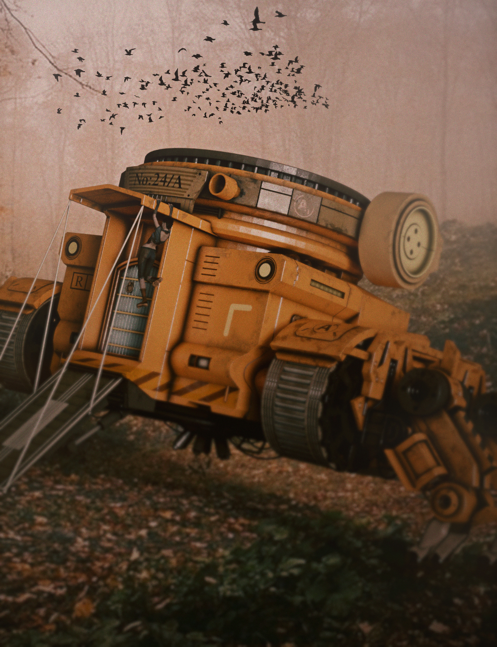 Desert Traction Crawler by: Neikdian, 3D Models by Daz 3D