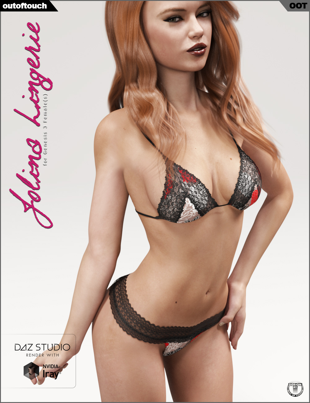 Jolina Lingerie for Genesis 3 Female(s) by: outoftouch, 3D Models by Daz 3D