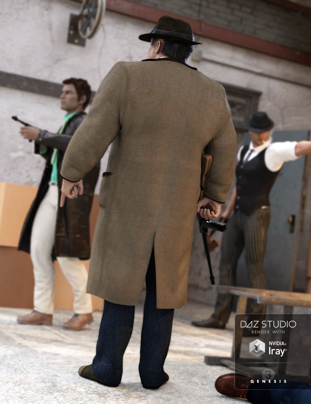 Mobster Outfit for Genesis 3 Male(s) Mobster Outfit for Genesis 3 Male(s) by: NikisatezAnna Benjamin, 3D Models by Daz 3D