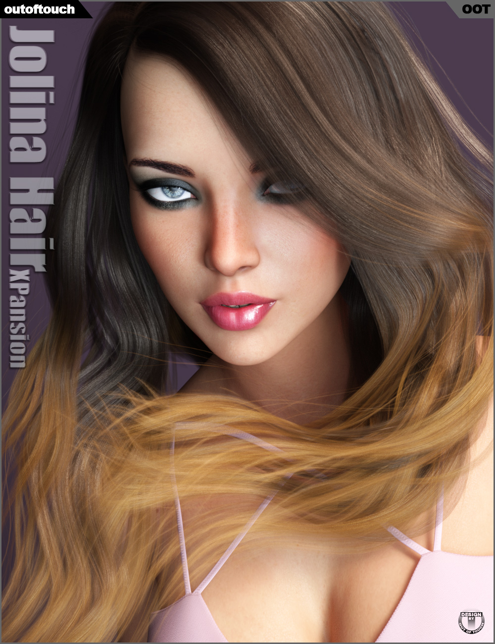 Jolina Hair Iray Texture XPansion by: outoftouch, 3D Models by Daz 3D
