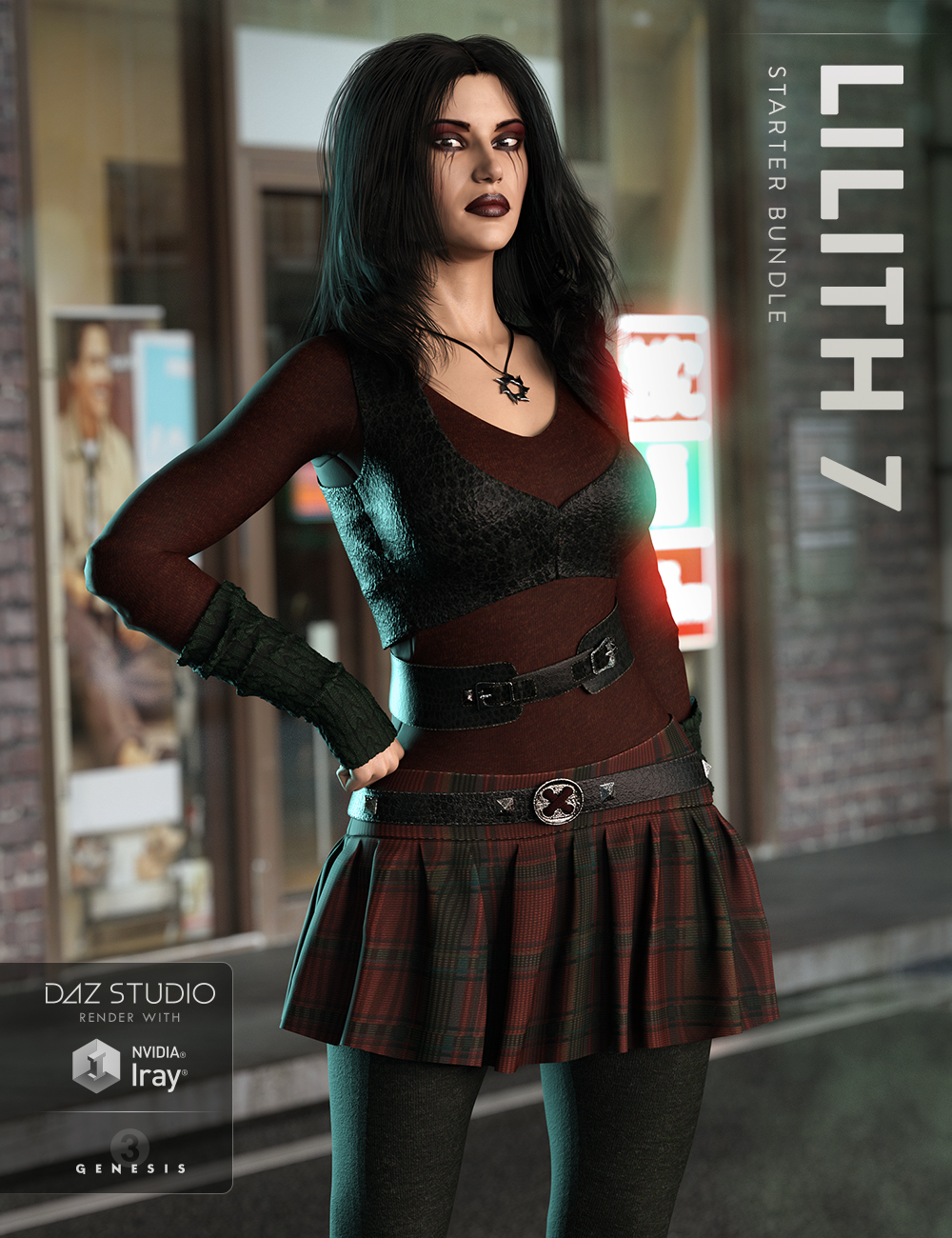 Lilith 7 Starter Bundle by: , 3D Models by Daz 3D