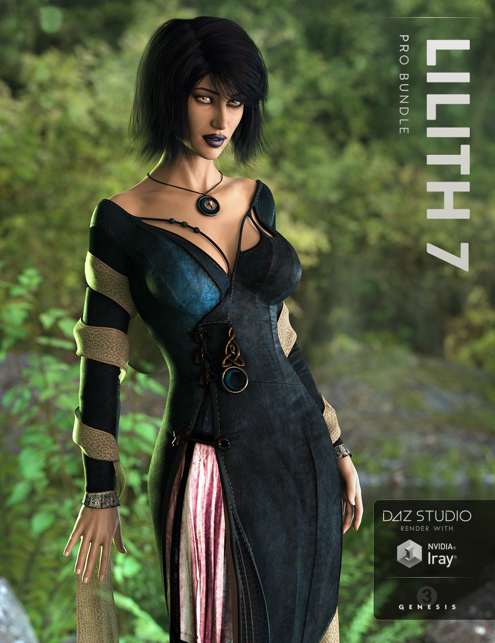 Lilith 7 Pro Bundle by: , 3D Models by Daz 3D