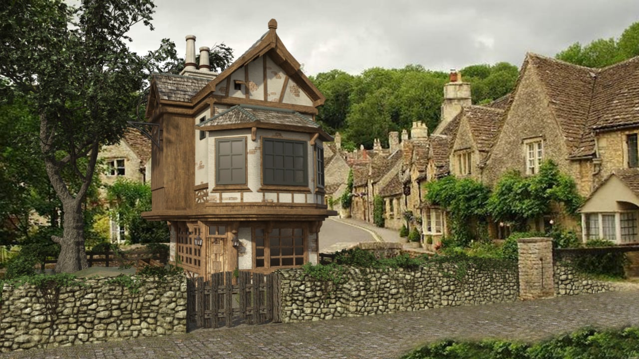 Olde Village House Olde Village House by: PerspectX, 3D Models by Daz 3D