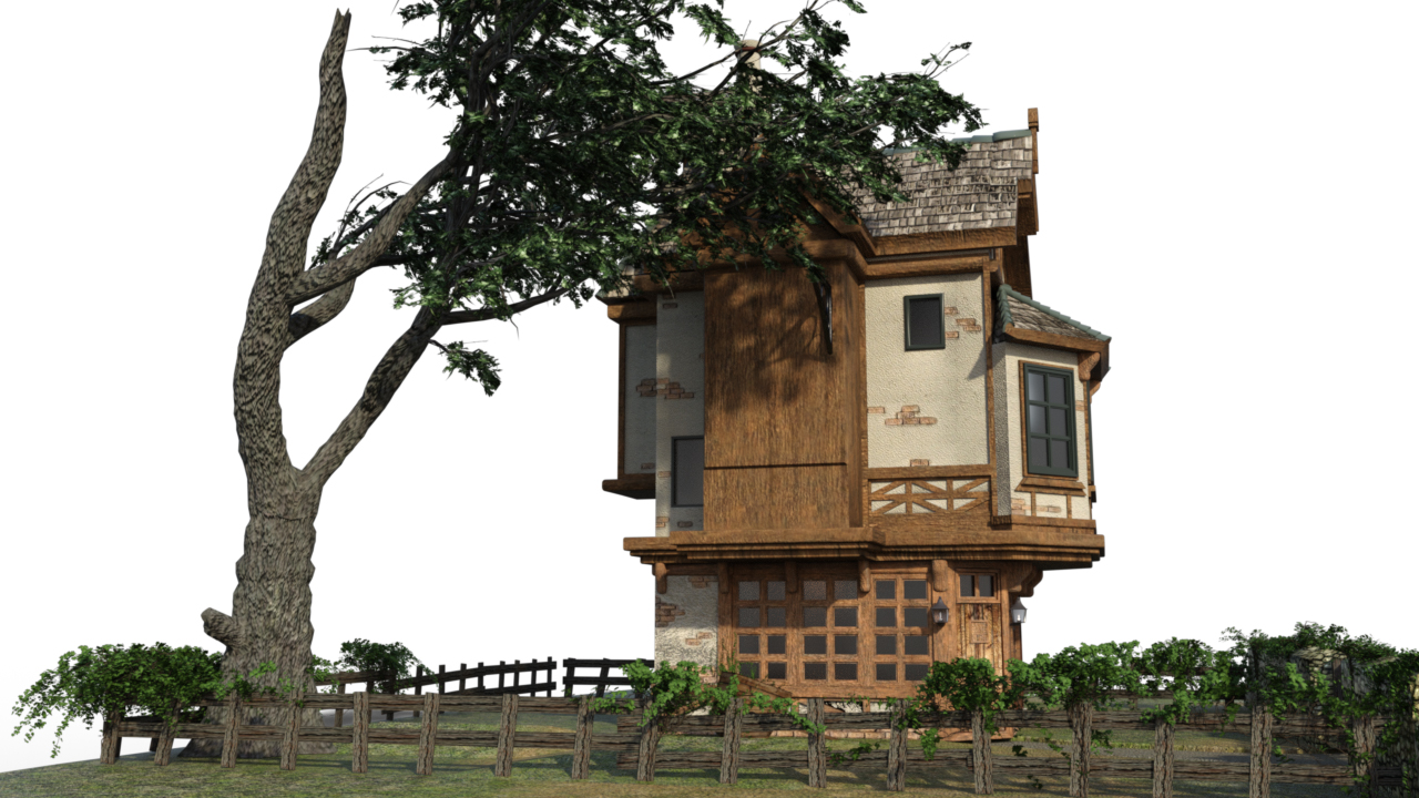 Olde Village House by: PerspectX, 3D Models by Daz 3D