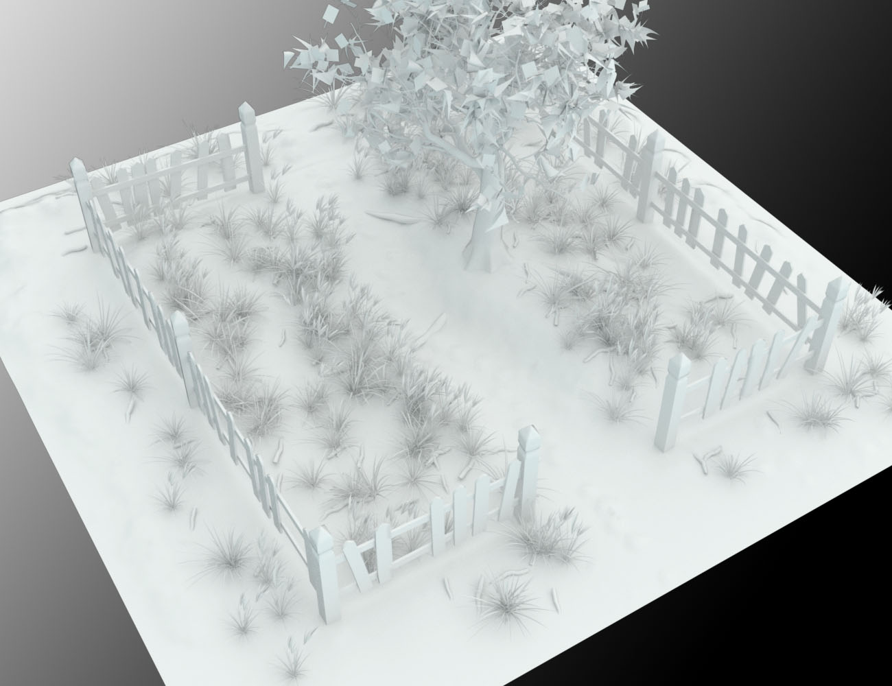 Lonely Garden by: vikike176, 3D Models by Daz 3D