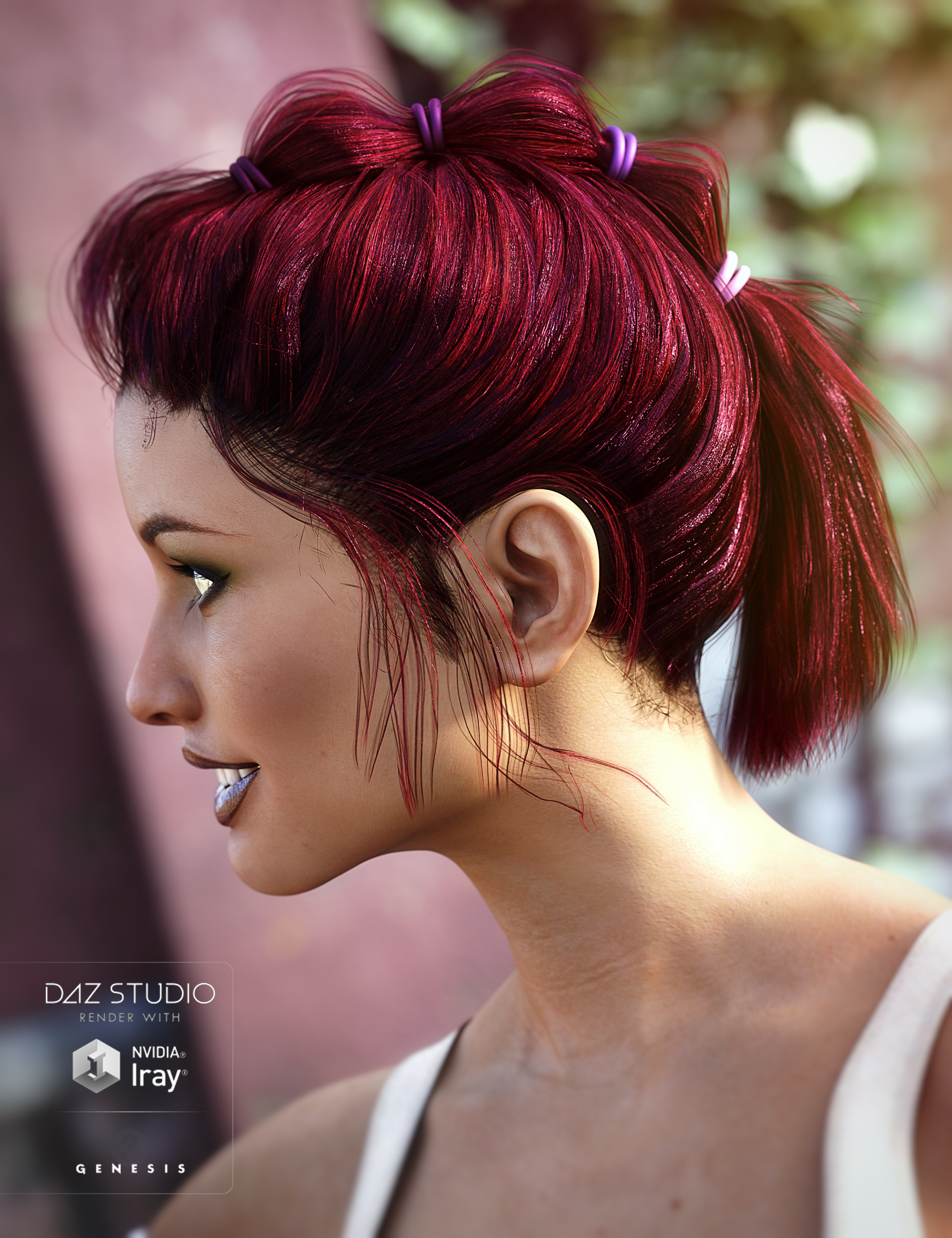 Colors for Naughty MoHawk by: goldtassel, 3D Models by Daz 3D