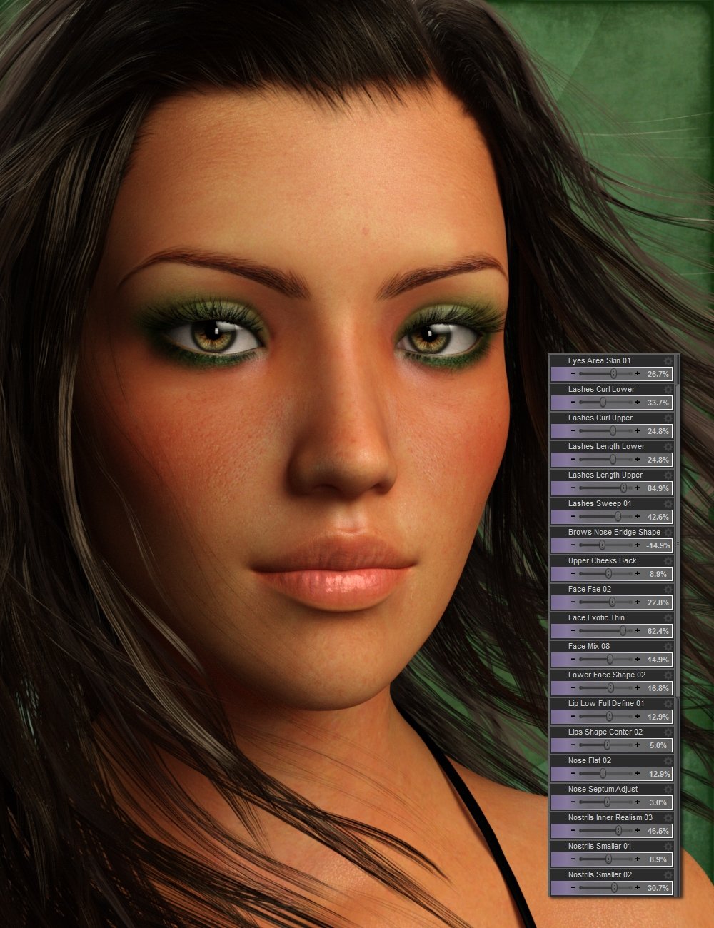 Genesis 3 Female Head Morph Resource Kit 3 Genesis 3 Female Head Morph Resource Kit 3 by: ThorneHandspan Studios, 3D Models by Daz 3D