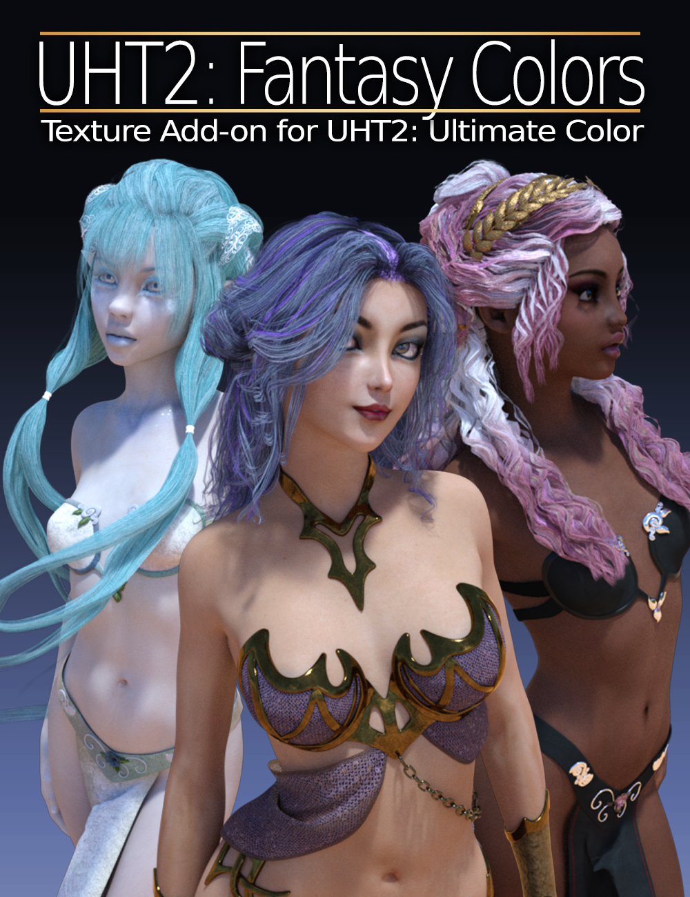 UHT2: Fantasy Colors by: SloshWerks, 3D Models by Daz 3D