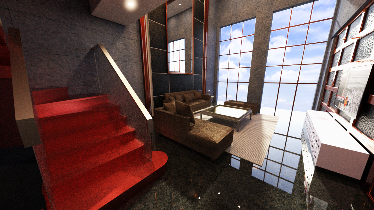 Tesla Living Room 2 by: Tesla3dCorp, 3D Models by Daz 3D