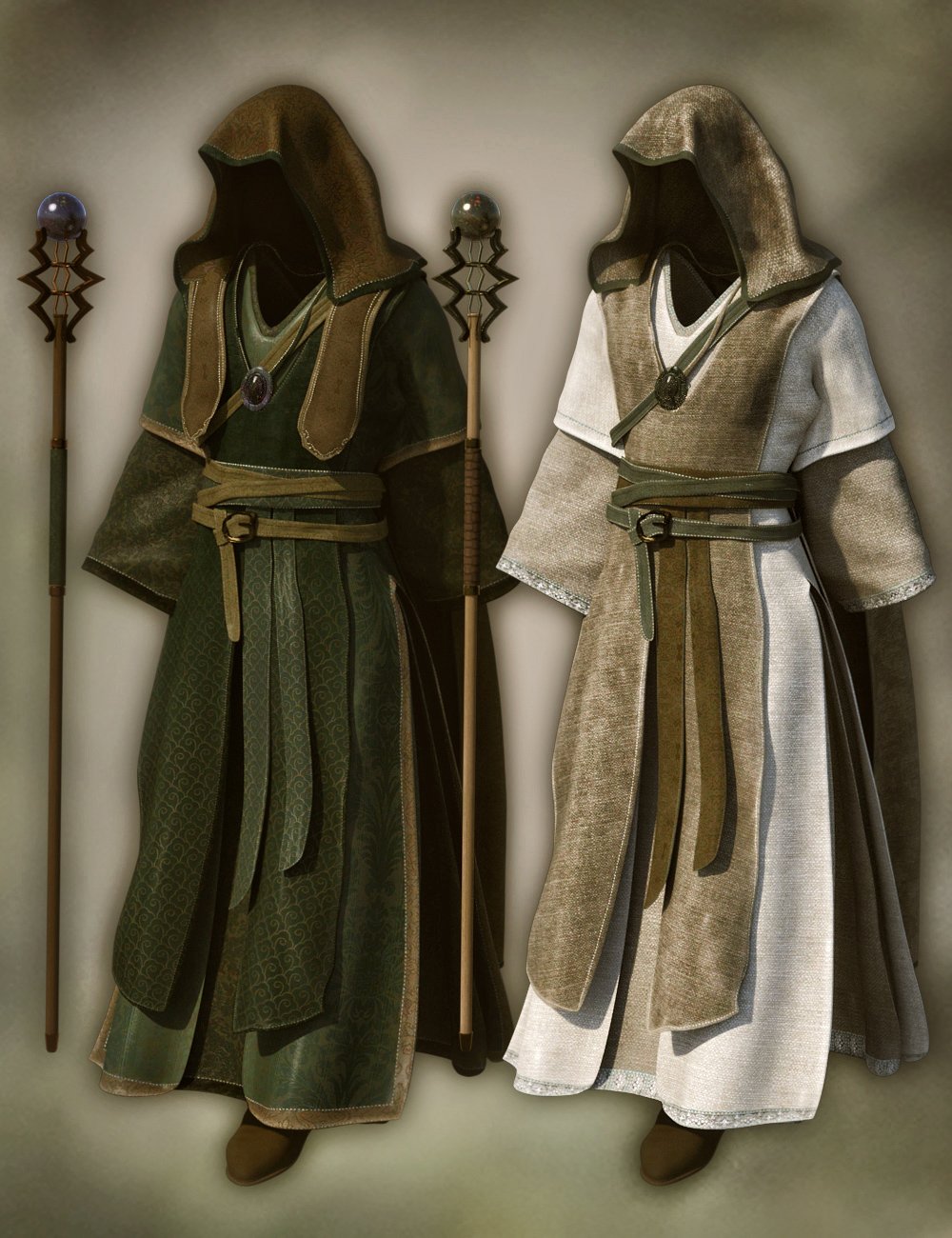 Fantasy Friar Outfit Textures by: Anna Benjamin, 3D Models by Daz 3D